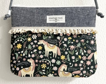 Girls purse toddler purse girls horse purse girls gift girls crossbody purse girls messenger bag little girl purse girl pony purse horse bag