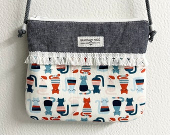 Girls purse toddler purse girls cat purse girls gift girls crossbody purse girls messenger bag little girls purse girl kitten purse