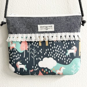 Sac à main pour fille, sac à main licorne, sac à bandoulière pour fille, sac à main pêche, sac à main pour petite fille, sac à main pour tout-petit