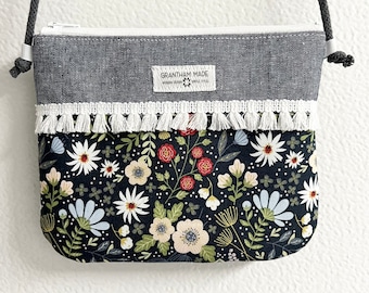 Girls purse toddler purse floral purse girls gift girls crossbody purse girls messenger bag little girls purse girl purse