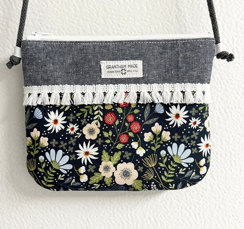 Girls purse toddler purse floral purse girls gift girls crossbody purse girls messenger bag little girls purse girl purse image 1