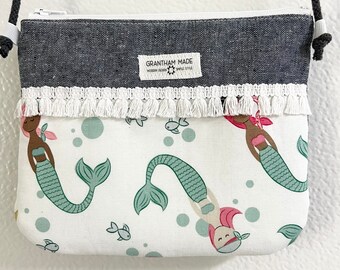 Girls purse toddler purse girls mermaid purse girls gift girls crossbody purse girls toddler mermaid purse little girl purse