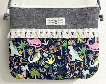 Girls purse toddler purse girls dinosaur purse girls gift girls crossbody purse girls little girl purse girl dino purse rainbow purse