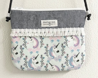 Girls purse toddler purse girls unicorn purse girls gift girls crossbody purse girls toddler unicorn purse little girl purse mint green