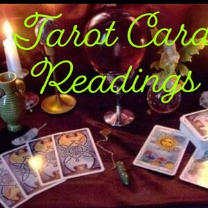 Lectura de cartas del tarot / 1 pregunta Lectura de 3 cartas