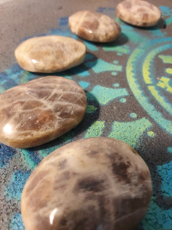 Moonstone Crystal Palmstone