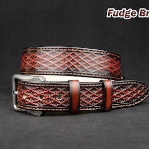Personalized Tooled Leather Belt Western belt, mens western belt, cowboy belt, custom leather belts, handmade leather belts