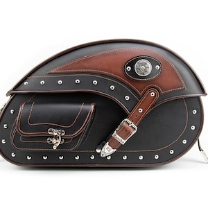 Motorcycle Leather Saddle Bags, Side bags, Motorcycle Tool Bag, Pannier Saddle Bags,Motorcycle Bags, Bike bags,Harley Bags,Indian Scout Bags