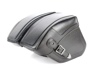 Leather Motorcycle Saddle Bags: Waterproof Indian Scout Bobber Panniers