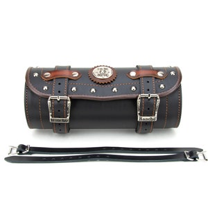 Motorcycle Handlebar Bag, Fork Tool Bag, motorcycle tool bag, Bike saddlebag, Bicycle Bag, motorcycle bag, harley bag, chopper bag