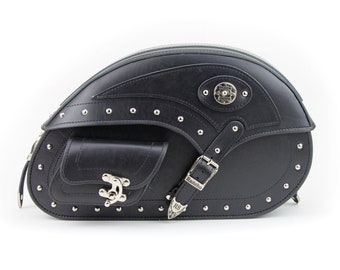 Motorcycle Leather Saddle Bag, Motorcycle Side Bags, Motorcycle Luggage Bags, Bike bags