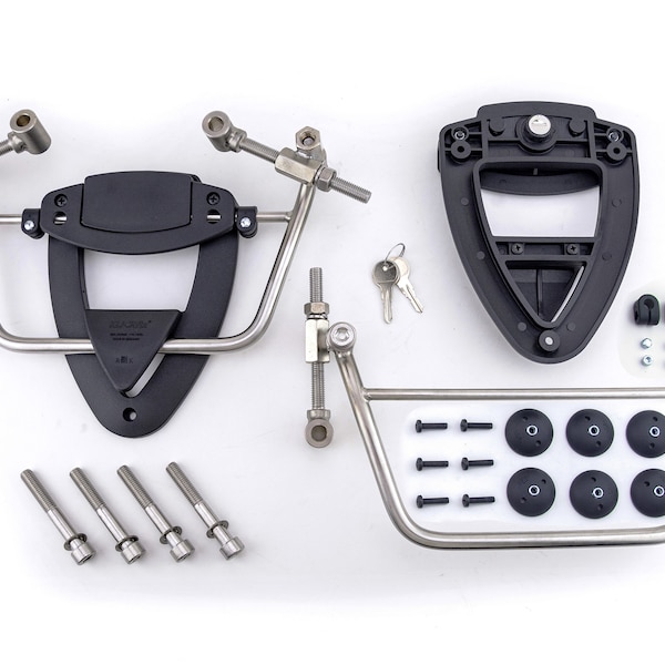 Mounting kit for motorcycle saddlebags, Saddlebags Mounting Hardware
