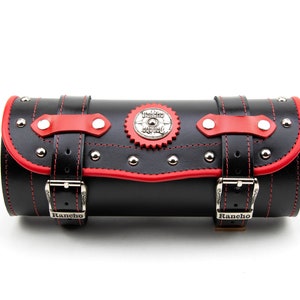 Motorrad-Lenkertasche, Gabel-Werkzeugtasche, Motorrad-Werkzeugtasche, Fahrrad-Satteltasche, Fahrradtasche, Motorradtasche, harley tasche, chopper-tasche
