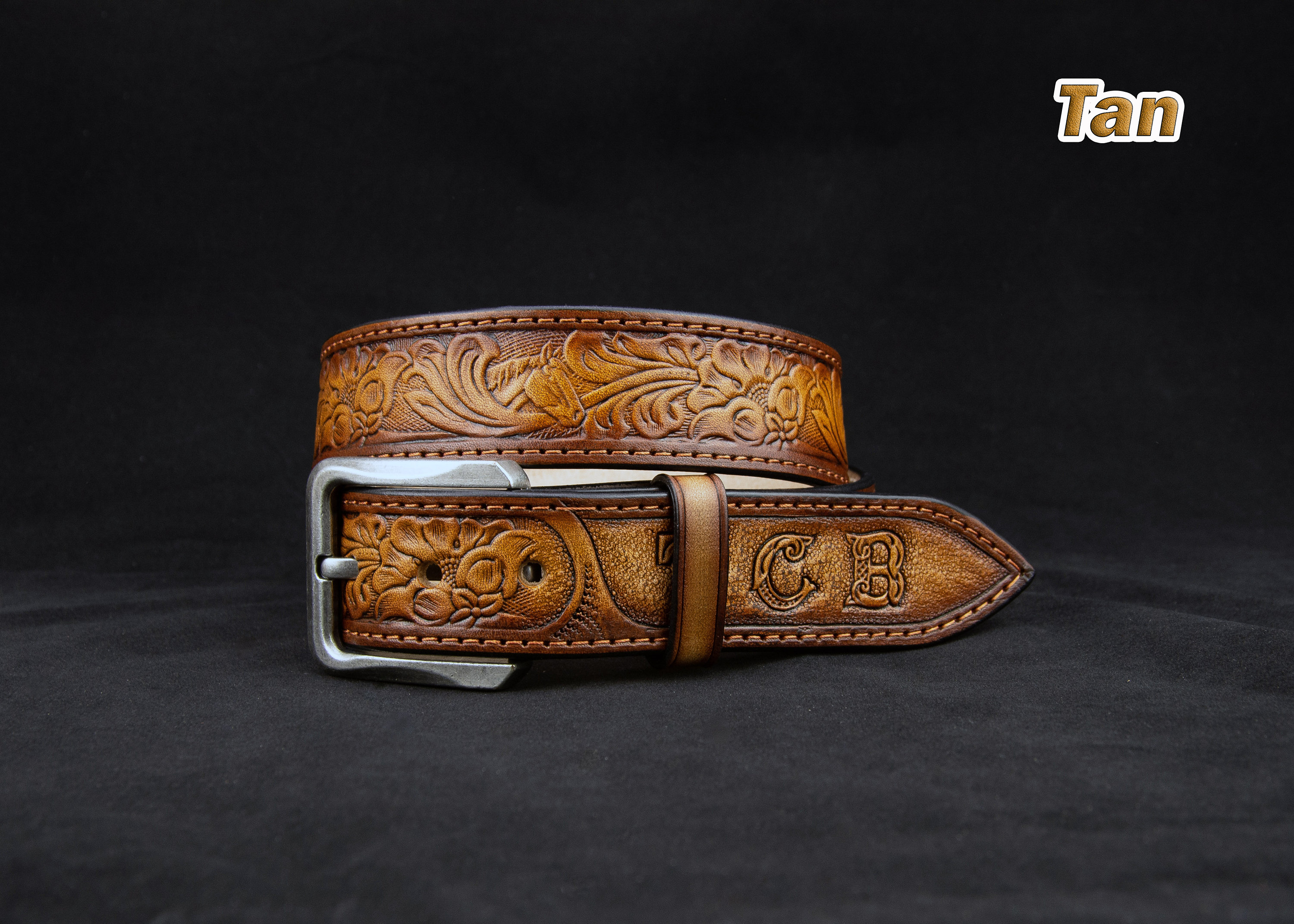 Custom Western Belt Cowboy Leather Belt Personalized Gifts For Mens X55