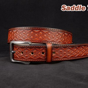 Personalized Tooled Leather Belt Western belt, mens western belt, cowboy belt, custom leather belts, handmade leather belts