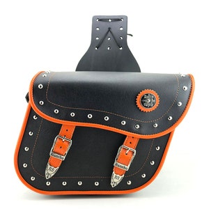 Motorcycle Leather Saddle Bag, Motorcycle Side Bags, Motorcycle Luggage Bags, Bike bags