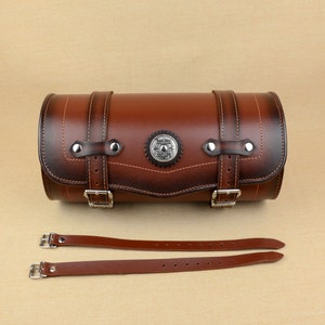 Motorcycle Handlebar Bag, Fork Tool Bag, motorcycle tool bag, Bike saddlebag, Bicycle Bag, motorcycle bag, harley bag, chopper bag