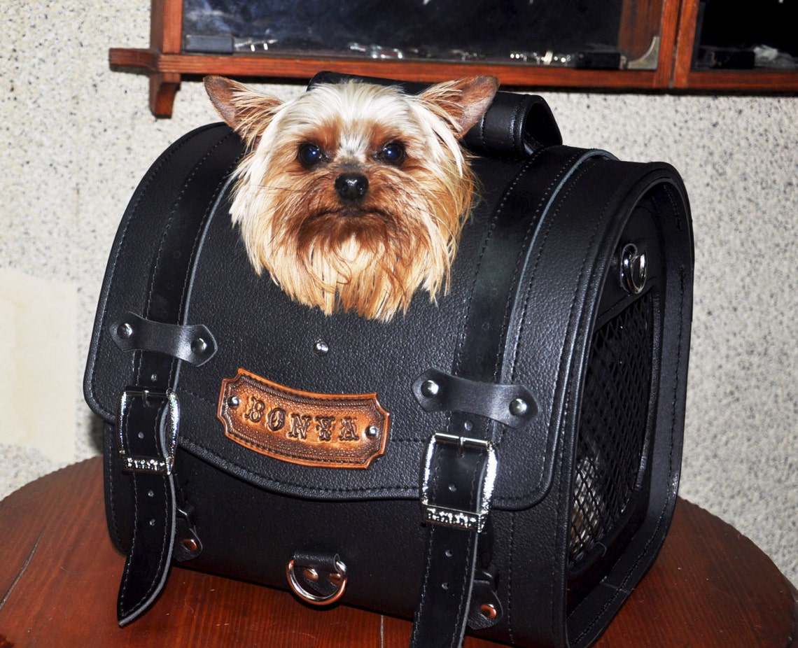 Leather Mini Pet Carrier Waterproof Genuine Leather PU Etsy