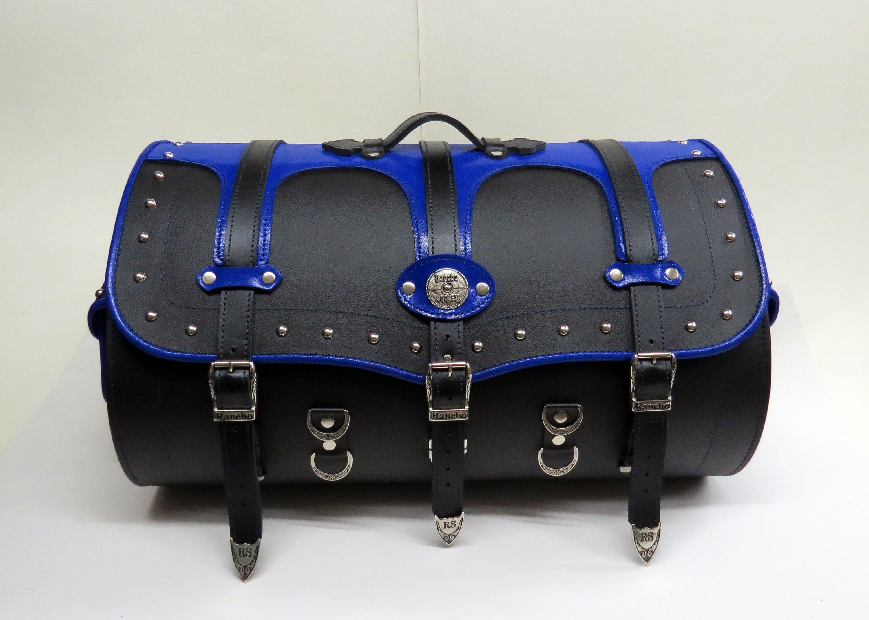 Trunk leather weekend bag