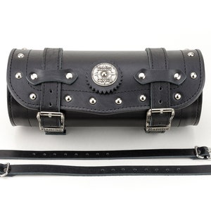 Motorcycle Handlebar Bag, Fork Tool Bag, motorcycle tool bag, Bike saddlebag, Bicycle Bag, motorcycle bag, harley bag, chopper bag
