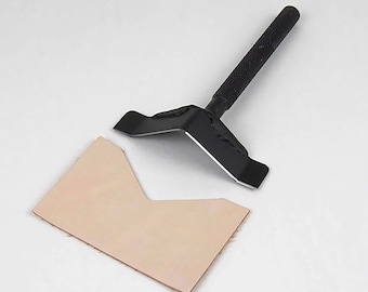 Leather craft wallet card holder hand punch tool