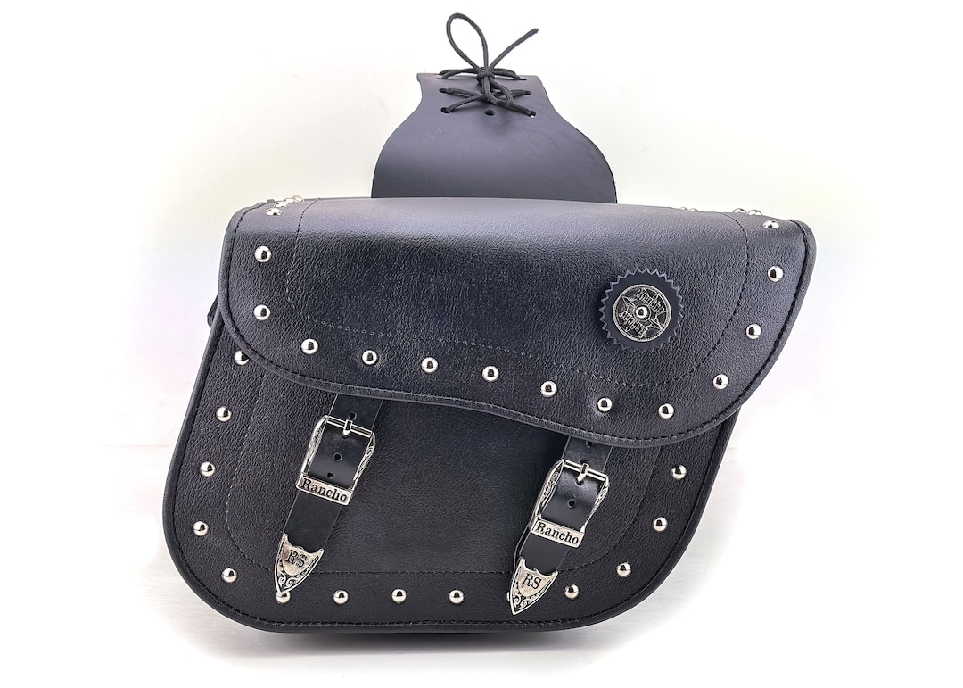 Motorcycle Leather Saddle Bag, Motorcycle Side Bags, Motorcycle Luggage