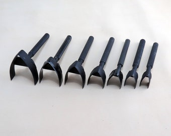 V-Style Leather Edge Punch: 7-Piece Strap Cutter Set