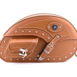 Motorcycle Leather Saddle Bag, Motorcycle Side Bags, Motorcycle Luggage Bags, Bike bags