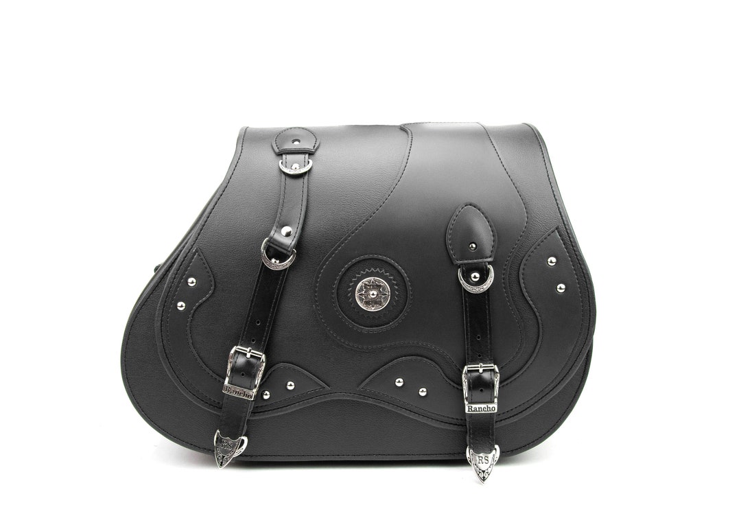 Motorcycle Leather Saddle Bag, Motorcycle Side Bags, Motorcycle Luggage