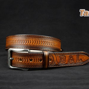 Personalized Leather Belt, tooled leather belts, western belt, mens western belt, cowboy belt, custom leather belts, handmade leather belts