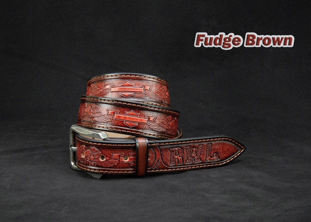 personalized western belts