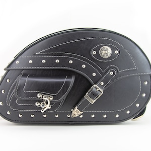 Motorcycle Leather Saddle Bag, Motorcycle Side Bags, Motorcycle Luggage Bags, Bike bags