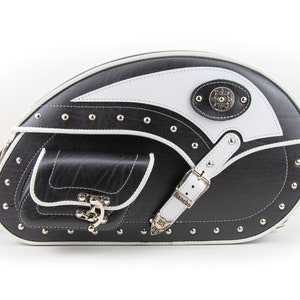 Motorcycle Leather Saddle Bag, Motorcycle Side Bags, Motorcycle Luggage Bags, Bike bags