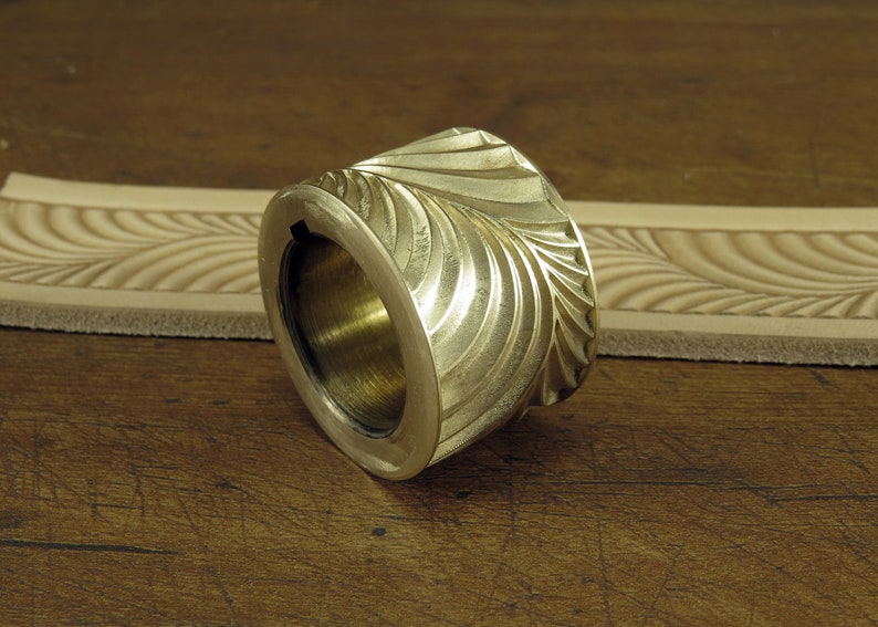 Solid Brass Pattern Roller for Leather Belt Embossing Machine Etsy