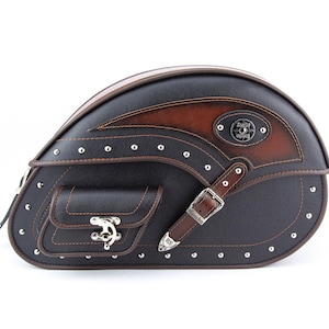 Motorcycle Leather Saddle Bag, Motorcycle Side Bags, Motorcycle Luggage Bags, Bike bags