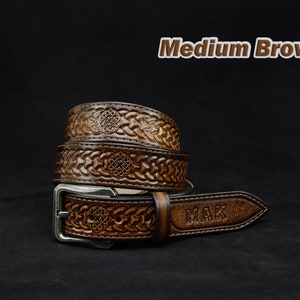 Personalized Leather Western Belt, Tooled western belt, cowboy leather belt, Mens Leather belt, mens western belt, mexican leather belt