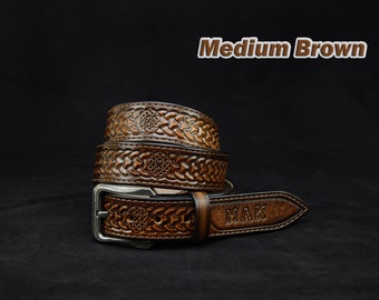 Personalized Leather Western Belt, Tooled western belt, cowboy leather belt, Mens Leather belt, mens western belt, mexican leather belt