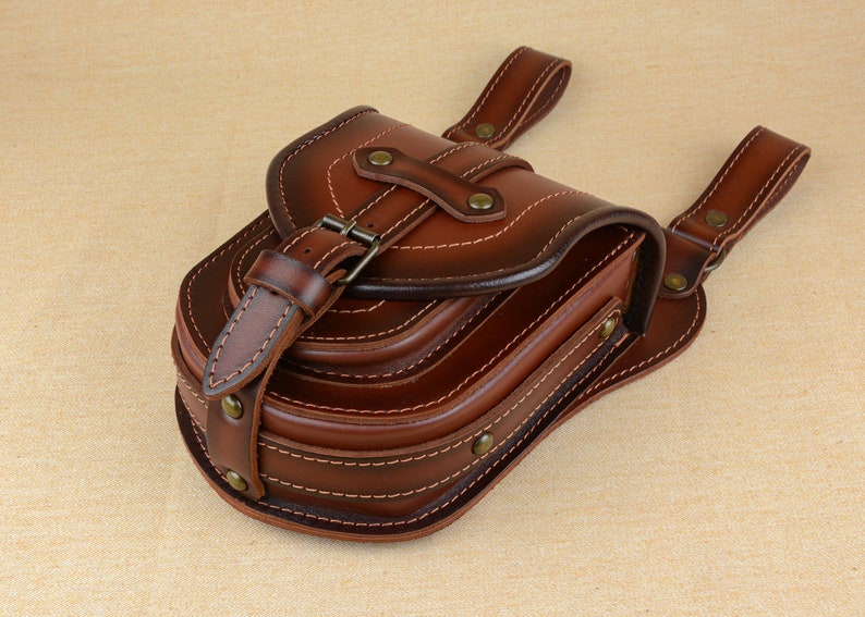 Leather Utility Belt Thigh Bag Thigh Holster Leather Hip Etsy