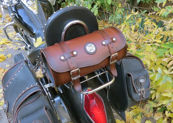 Borsa Da Manubrio Per Moto In Pelle PU Impermeabile - Per Forcella Anteriore, Stile Retrò, Capacità Generosa - Foto 14