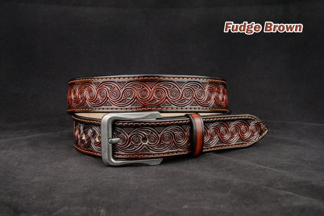 personalized western belts
