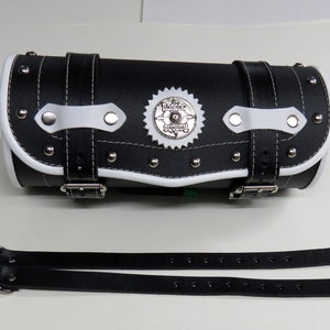Motorcycle Handlebar Bag, Fork Tool Bag, motorcycle tool bag, Bike saddlebag, Bicycle Bag, motorcycle bag, harley bag, chopper bag