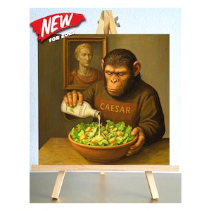 Caesar Planet of the Apes canvas print