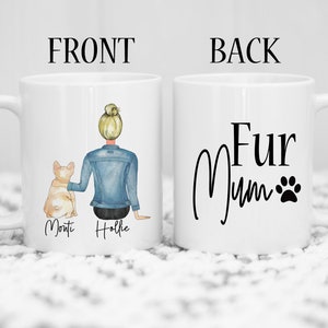 Personalised Dog mum Mug for Dog Lover Gift, Gift For Dog Mum , Custom Dog Mug , Pet Dog Coffee Mug