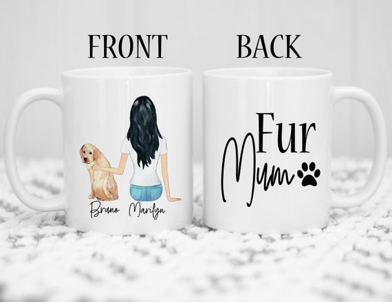 personalised dog mum mug