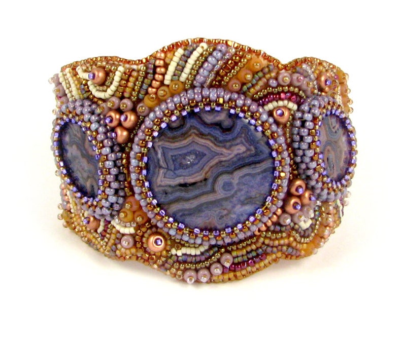 Crazy Lace Bead Embroidery Bracelet Instant Download Pattern Etsy Canada