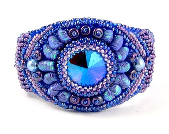Keri Lee Bead Embroidery Bracelet kit by Ann Benson