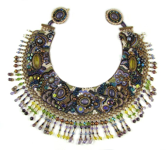 Nicole Beaded Collar by Sherry Serafini Instant Download Digital