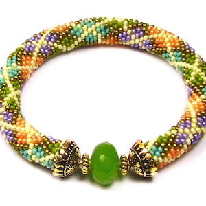 Argyle Bead Crochet Bracelet Kit by Ann Benson