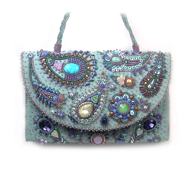Andromeda Bead Embroidery Purse Kit by Ann Benson Etsy