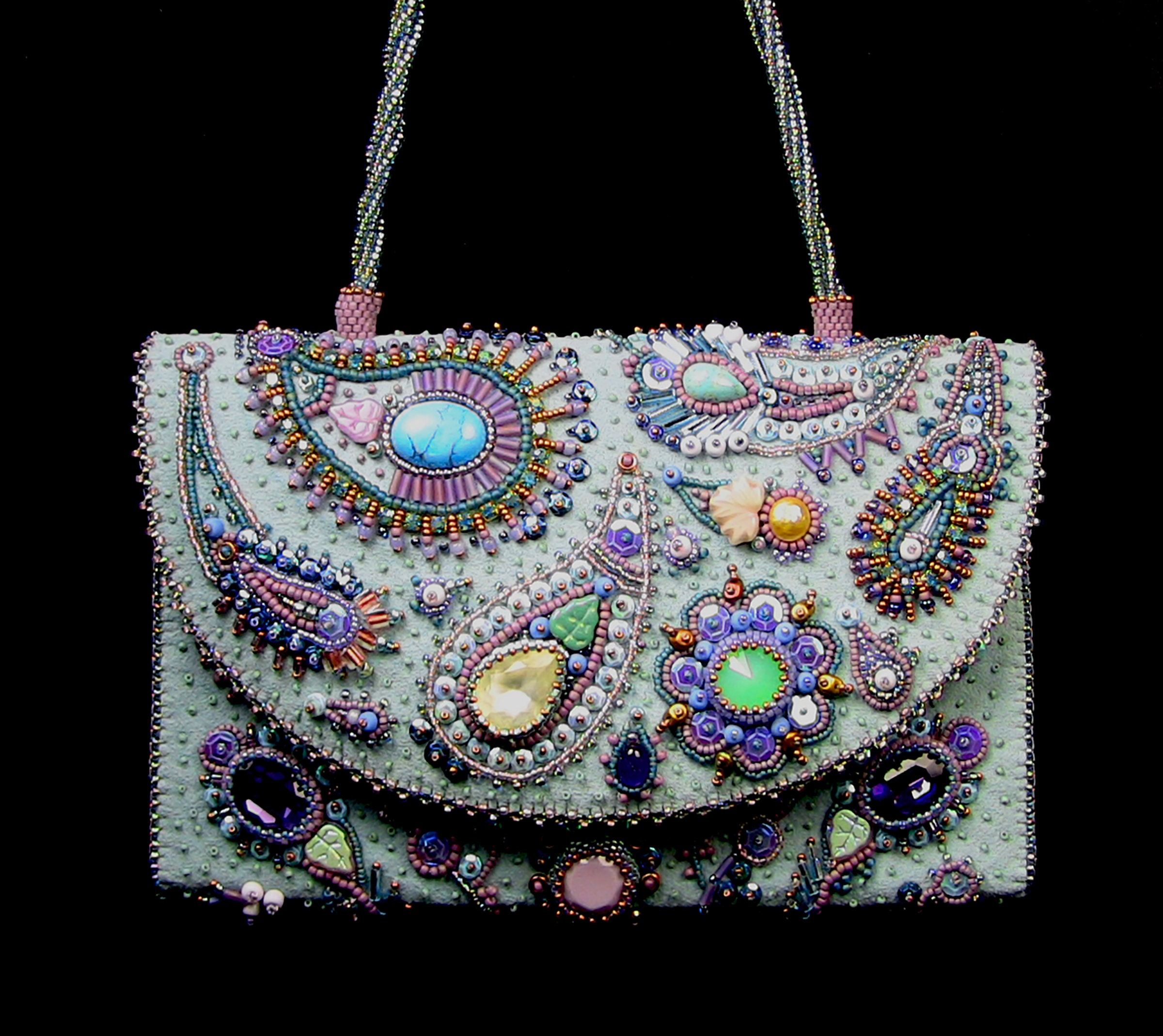 Andromeda Bead Embroidery Purse Kit by Ann Benson Etsy